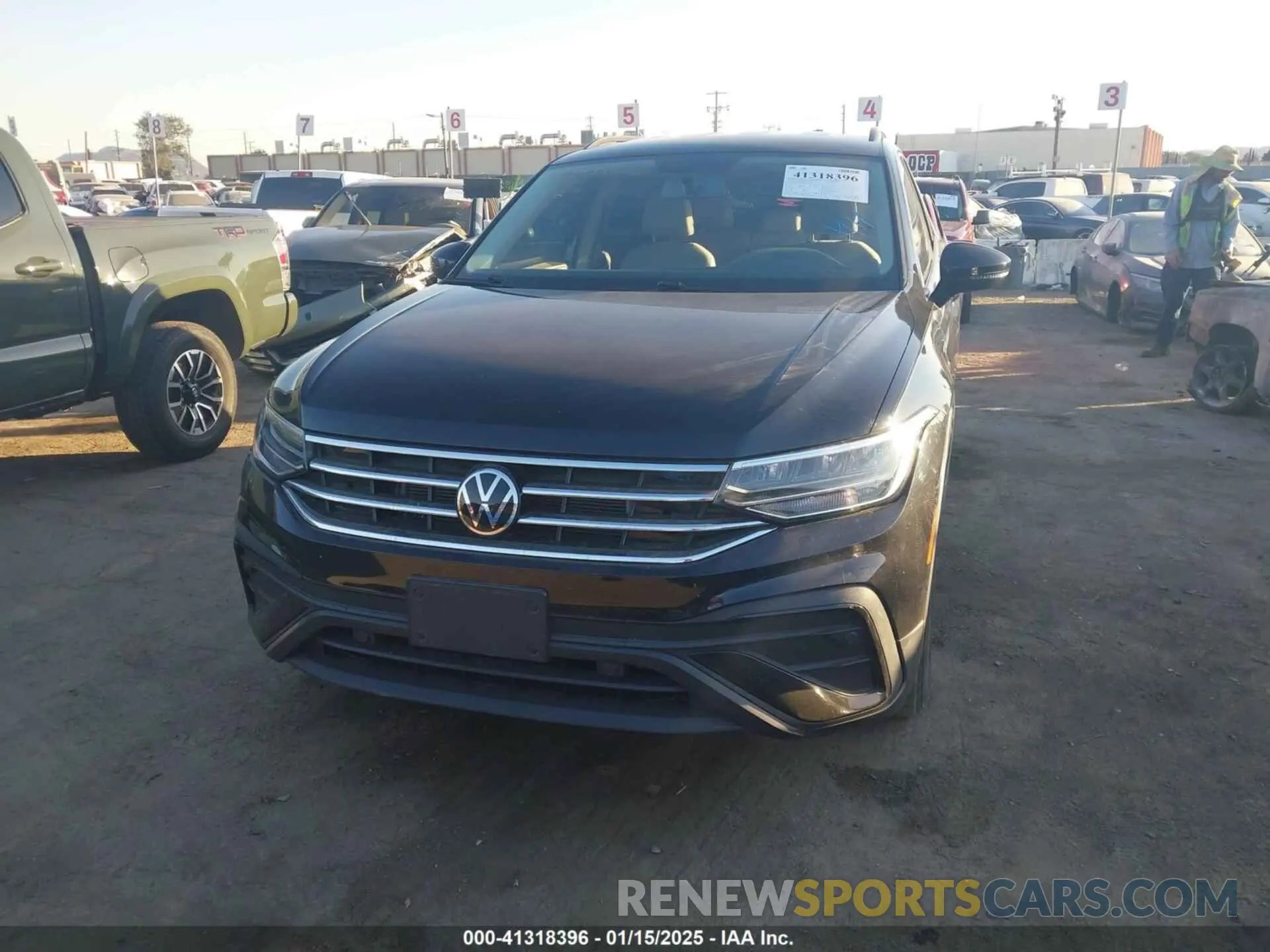 12 fotografías del automóvil dañado 3VV1B7AX9NM124552 VOLKSWAGEN TIGUAN 2022