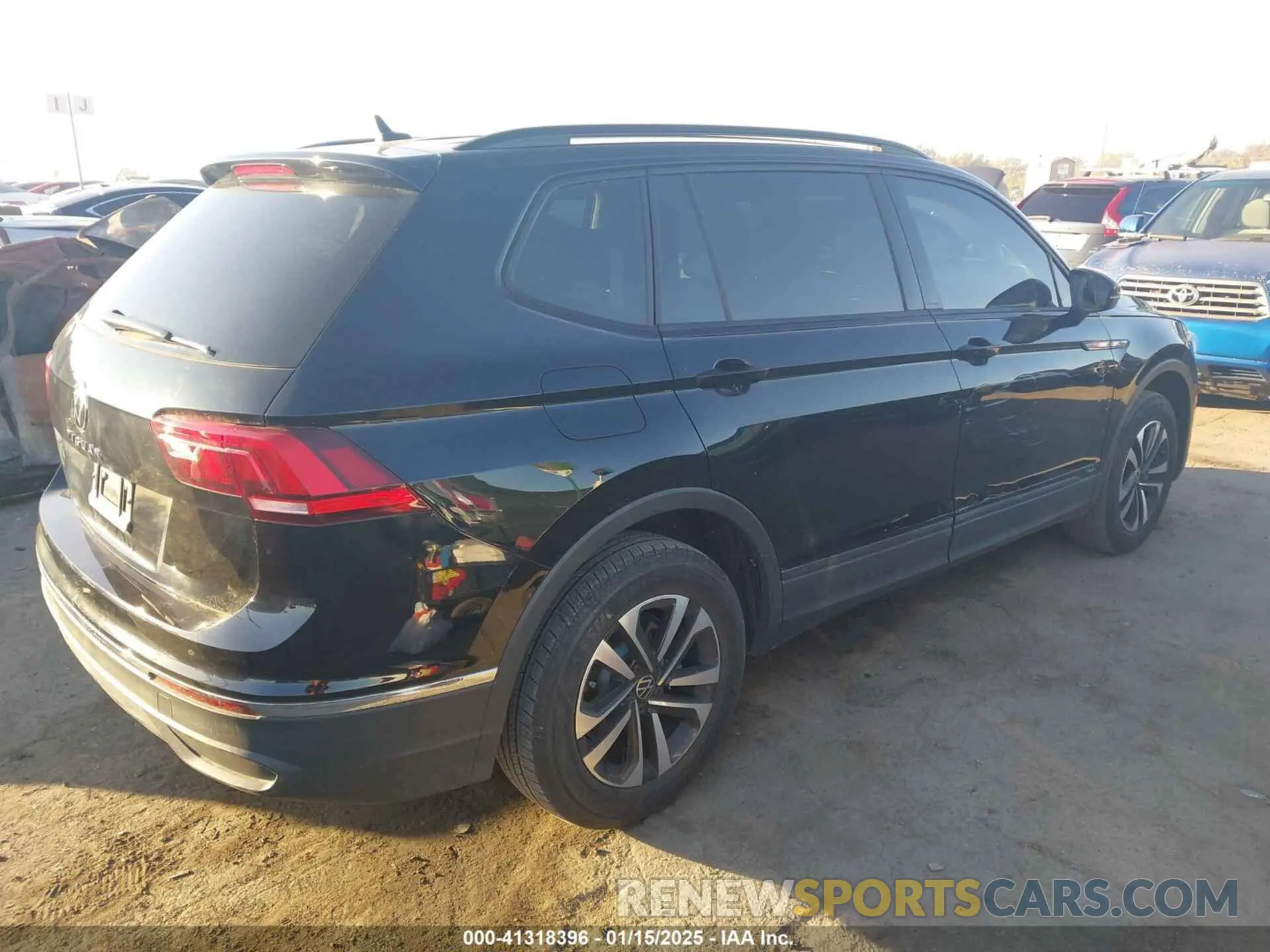 4 fotografías del automóvil dañado 3VV1B7AX9NM124552 VOLKSWAGEN TIGUAN 2022