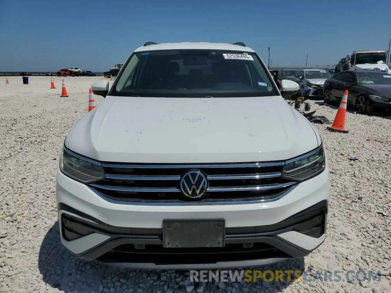 5 fotografías del automóvil dañado 3VV1B7AXXNM011256 VOLKSWAGEN TIGUAN 2022