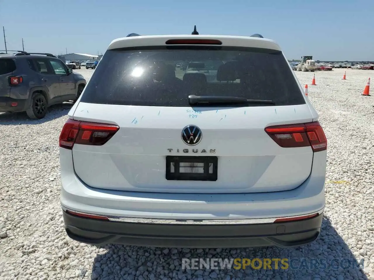 6 fotografías del automóvil dañado 3VV1B7AXXNM011256 VOLKSWAGEN TIGUAN 2022