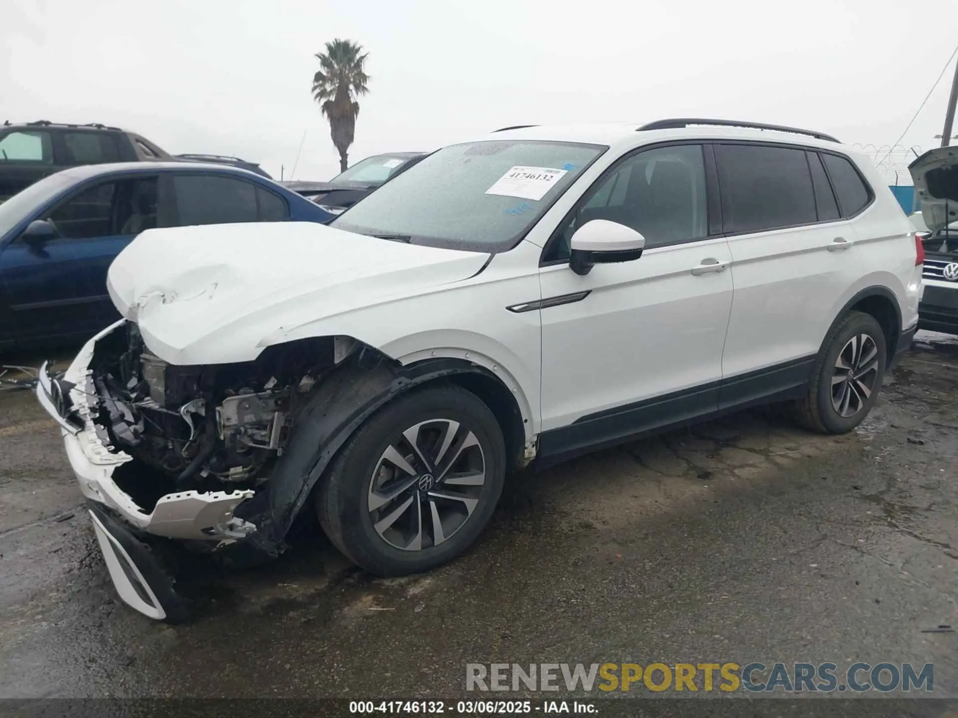 2 fotografías del automóvil dañado 3VV1B7AXXNM149461 VOLKSWAGEN TIGUAN 2022