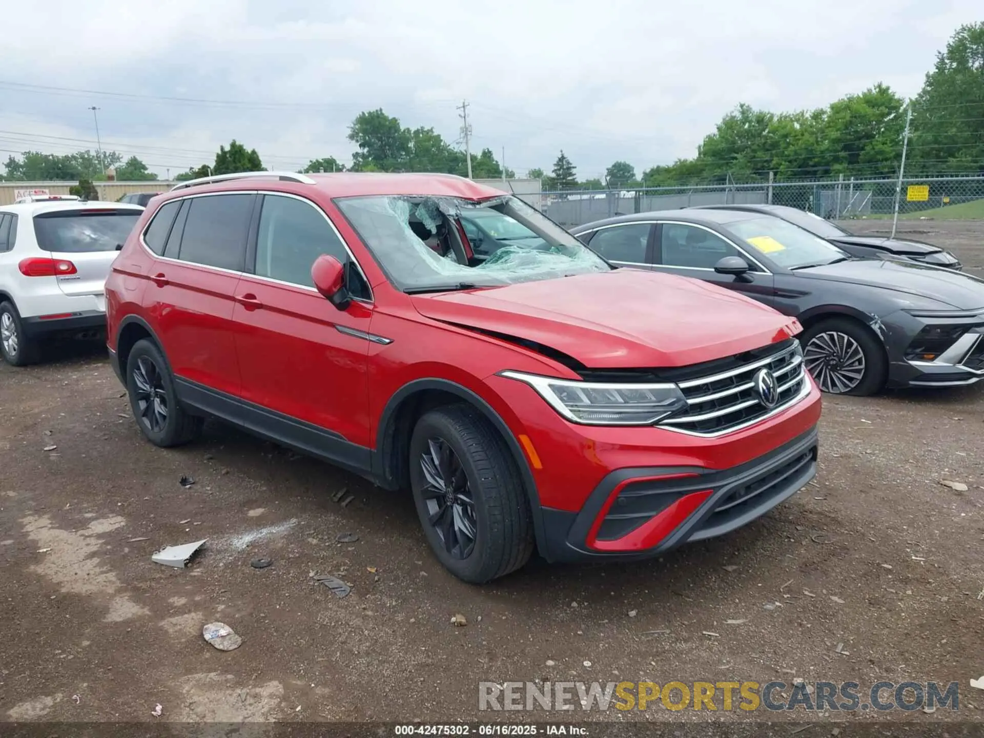 1 fotografías del automóvil dañado 3VV2B7AX0NM020942 VOLKSWAGEN TIGUAN 2022