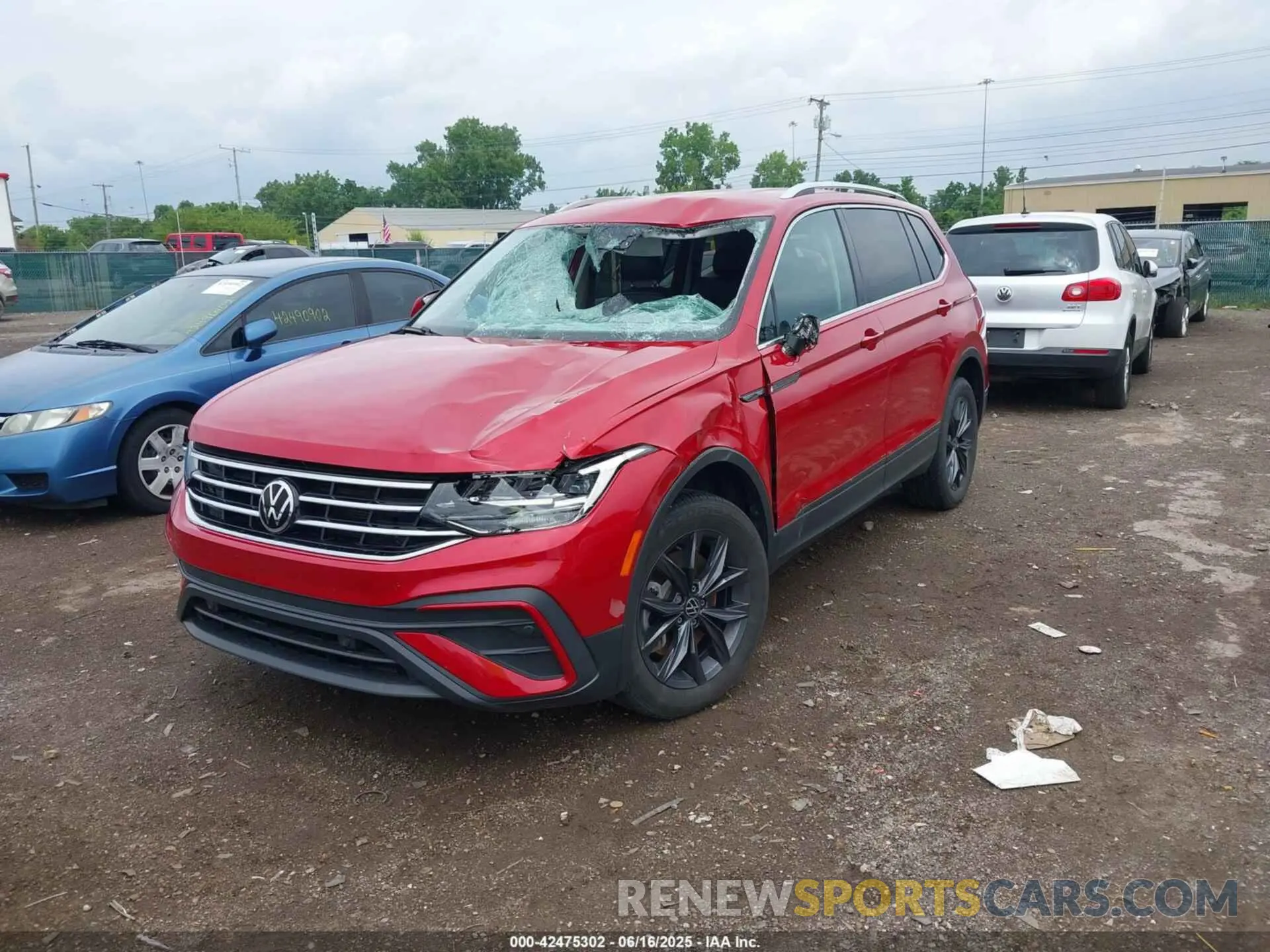 12 fotografías del automóvil dañado 3VV2B7AX0NM020942 VOLKSWAGEN TIGUAN 2022