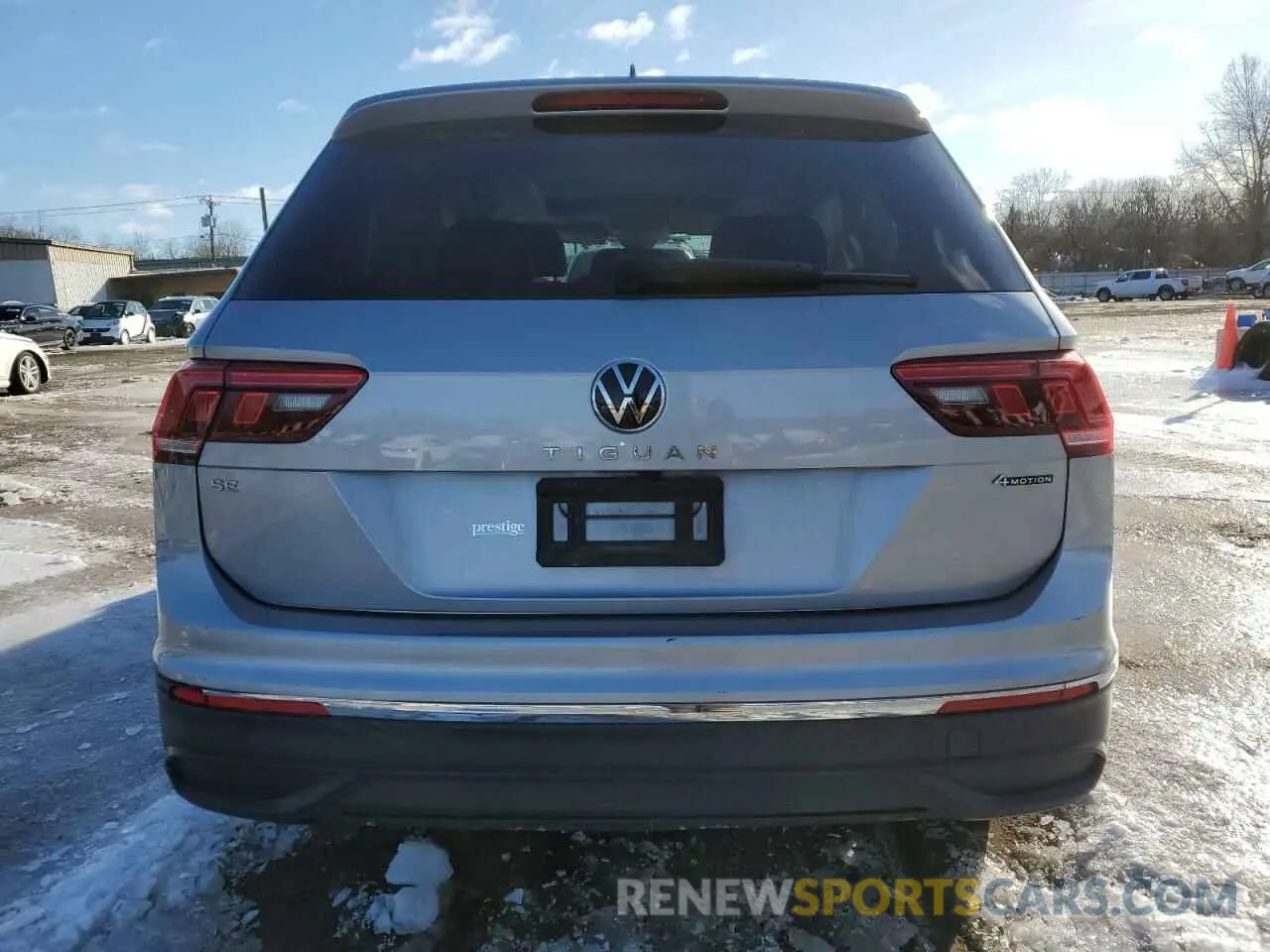 6 fotografías del automóvil dañado 3VV2B7AX0NM061376 VOLKSWAGEN TIGUAN 2022