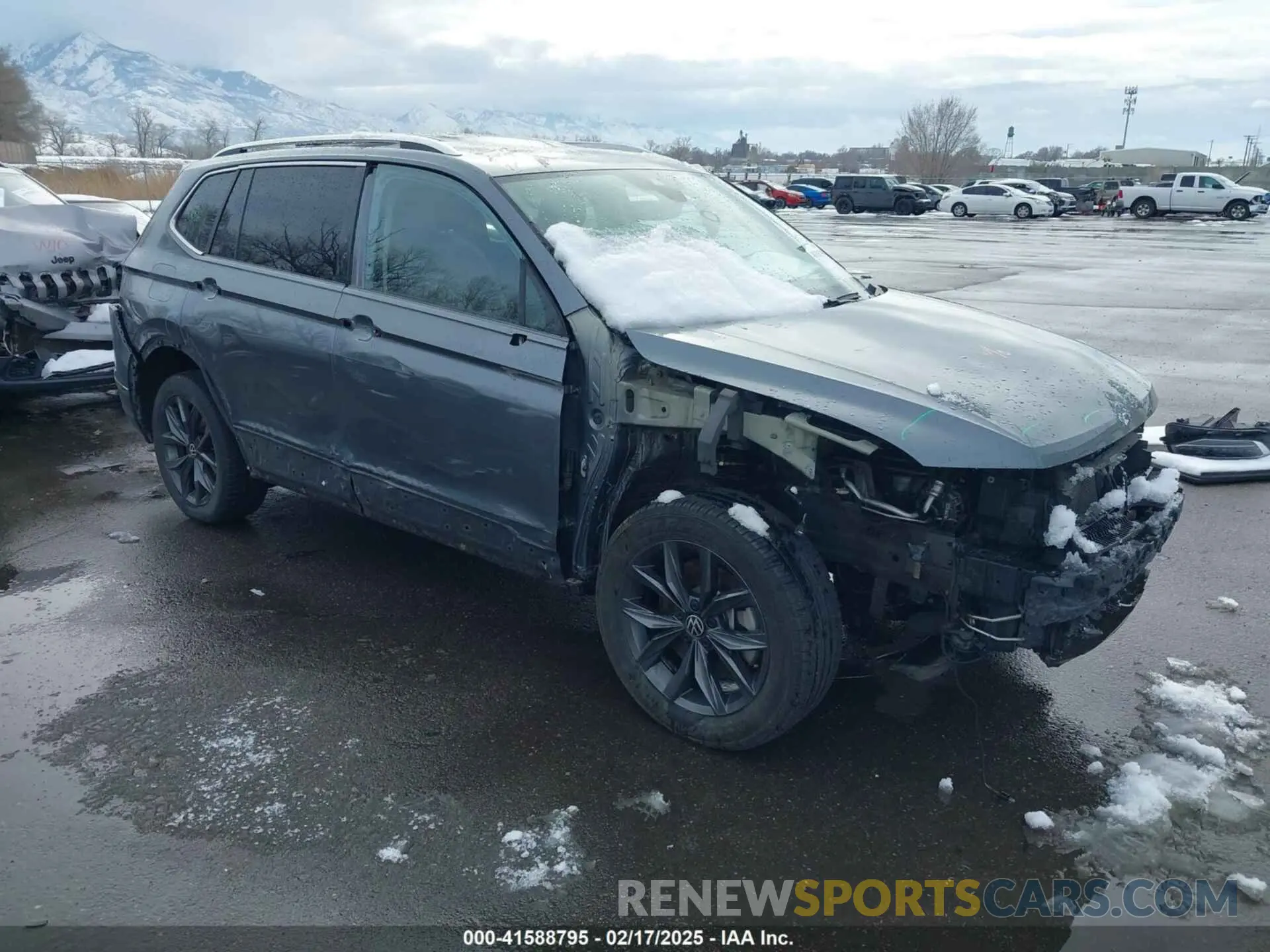1 fotografías del automóvil dañado 3VV2B7AX2NM161365 VOLKSWAGEN TIGUAN 2022