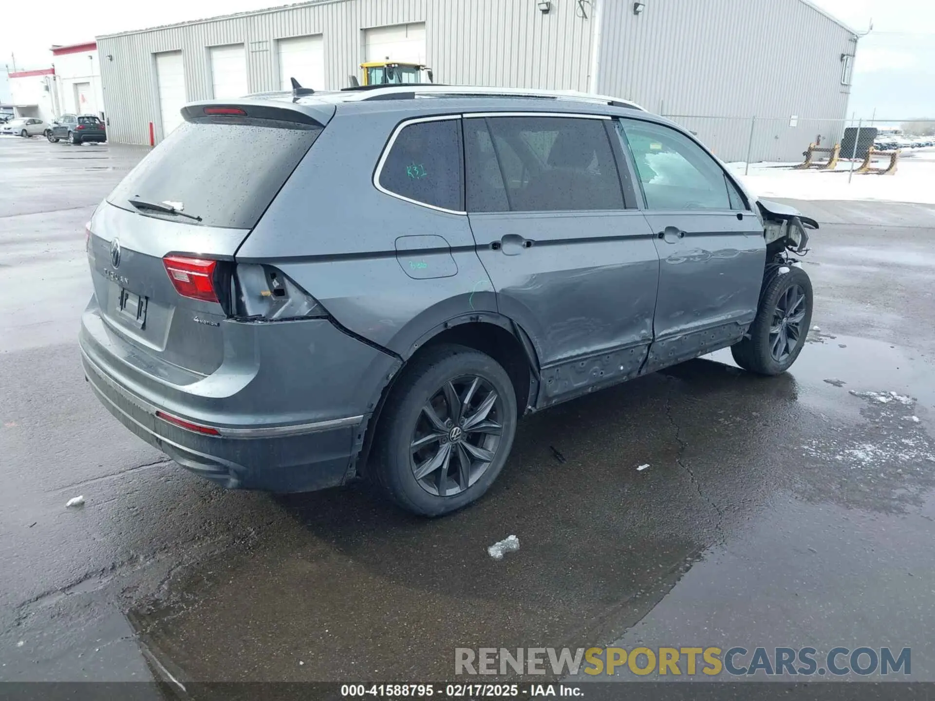 4 fotografías del automóvil dañado 3VV2B7AX2NM161365 VOLKSWAGEN TIGUAN 2022