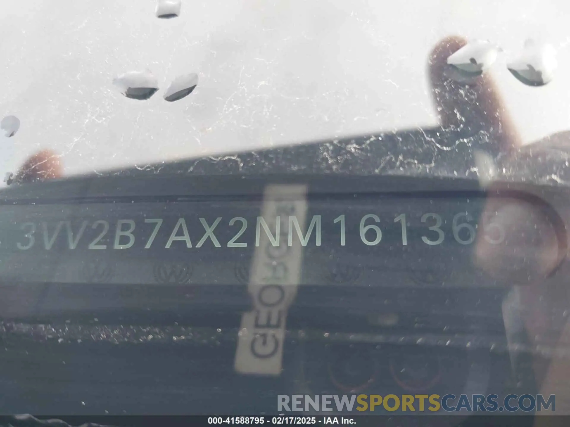 9 fotografías del automóvil dañado 3VV2B7AX2NM161365 VOLKSWAGEN TIGUAN 2022