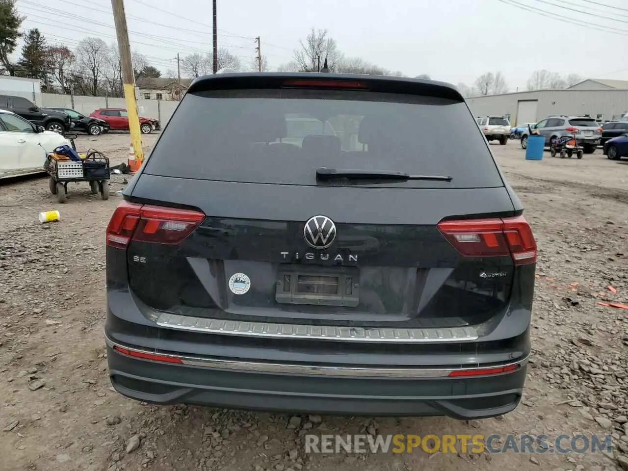 6 fotografías del automóvil dañado 3VV2B7AX3NM173301 VOLKSWAGEN TIGUAN 2022