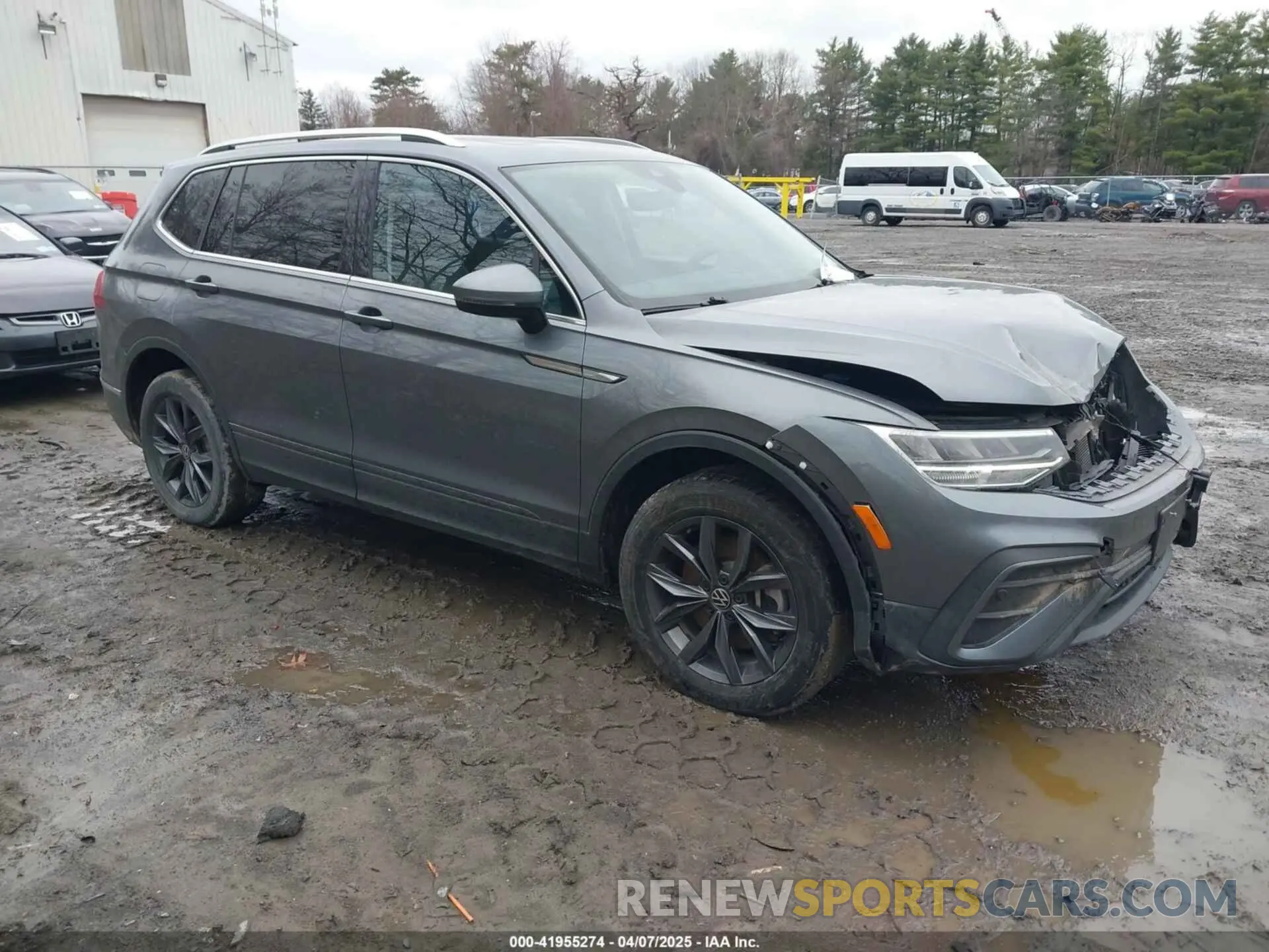 1 fotografías del automóvil dañado 3VV2B7AX4NM126181 VOLKSWAGEN TIGUAN 2022