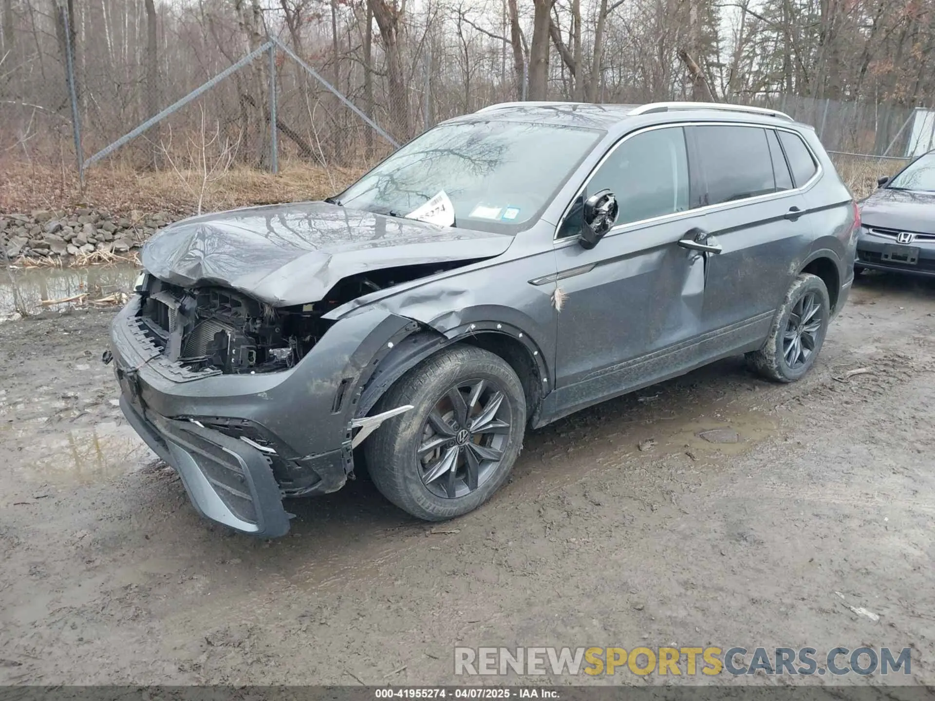 2 fotografías del automóvil dañado 3VV2B7AX4NM126181 VOLKSWAGEN TIGUAN 2022
