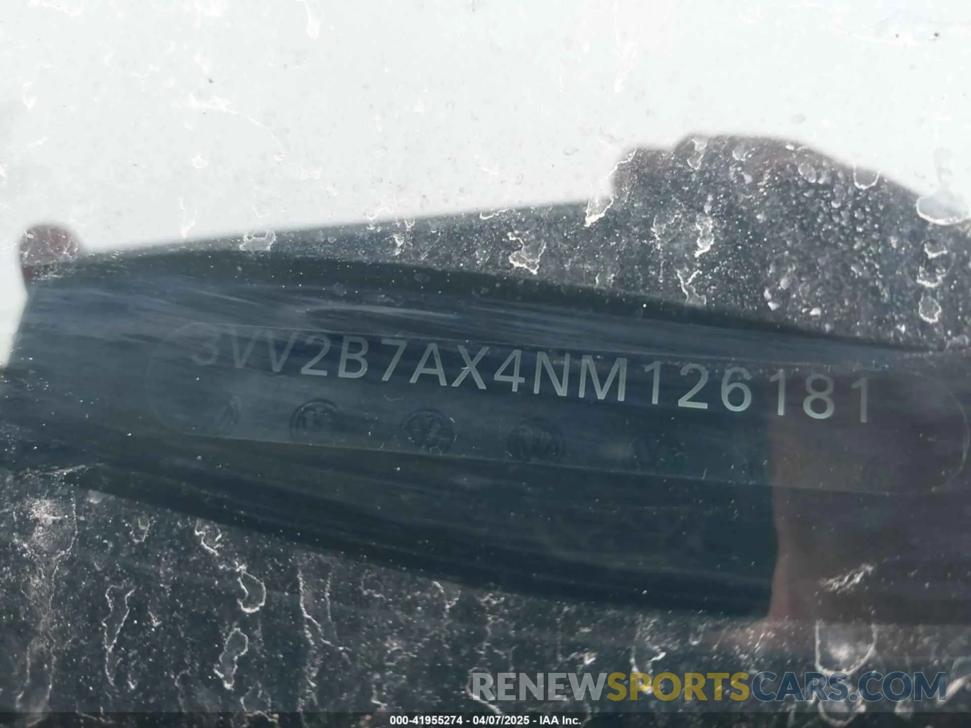 9 fotografías del automóvil dañado 3VV2B7AX4NM126181 VOLKSWAGEN TIGUAN 2022