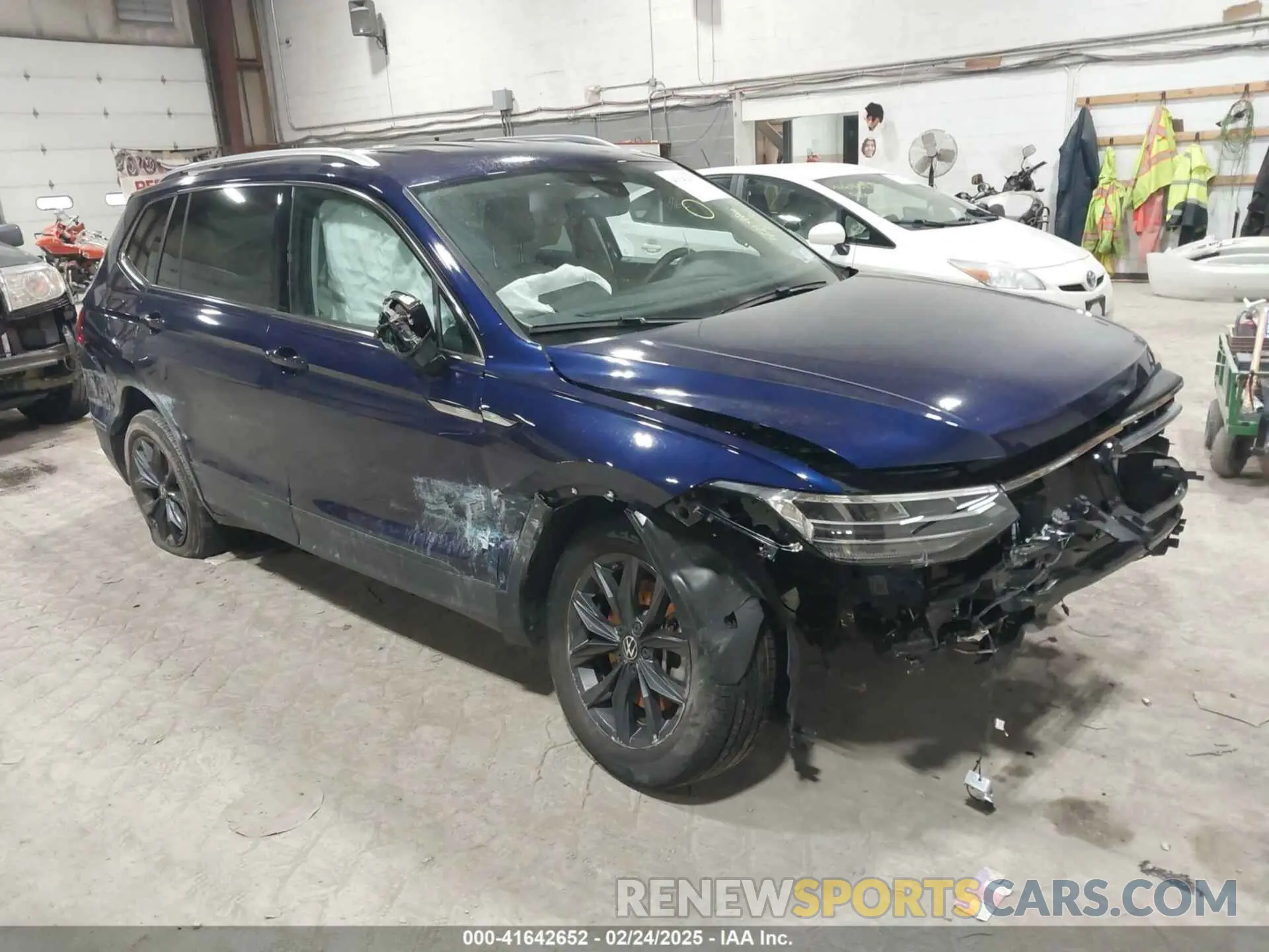 1 fotografías del automóvil dañado 3VV2B7AX5NM077153 VOLKSWAGEN TIGUAN 2022