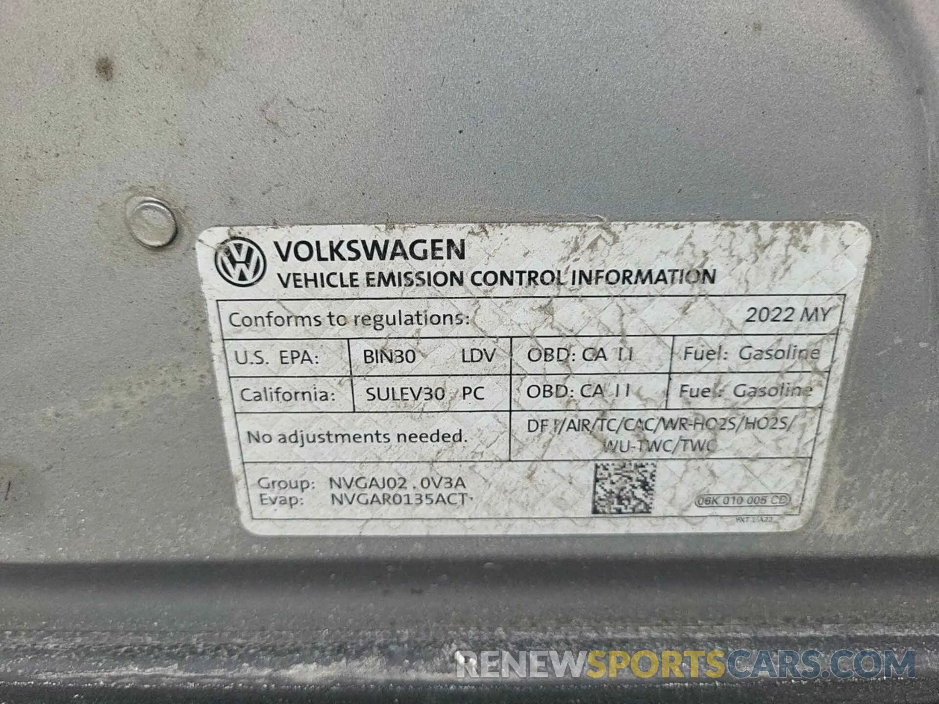 1 fotografías del automóvil dañado 3VV2B7AX5NM082093 VOLKSWAGEN TIGUAN 2022