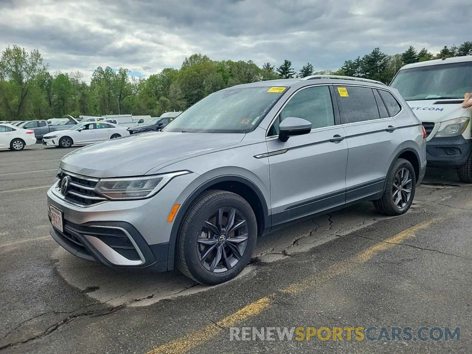 5 fotografías del automóvil dañado 3VV2B7AX5NM082093 VOLKSWAGEN TIGUAN 2022