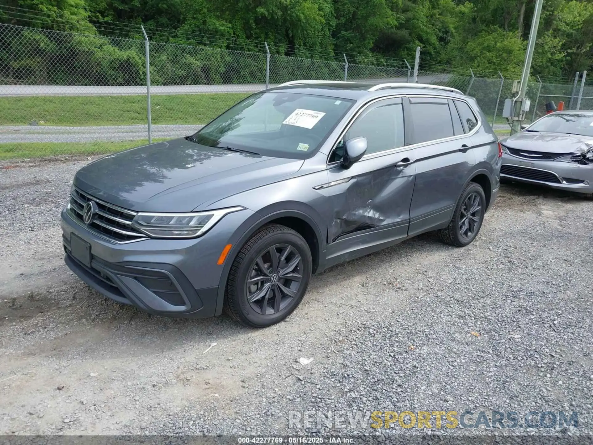 2 fotografías del automóvil dañado 3VV2B7AX7NM014782 VOLKSWAGEN TIGUAN 2022