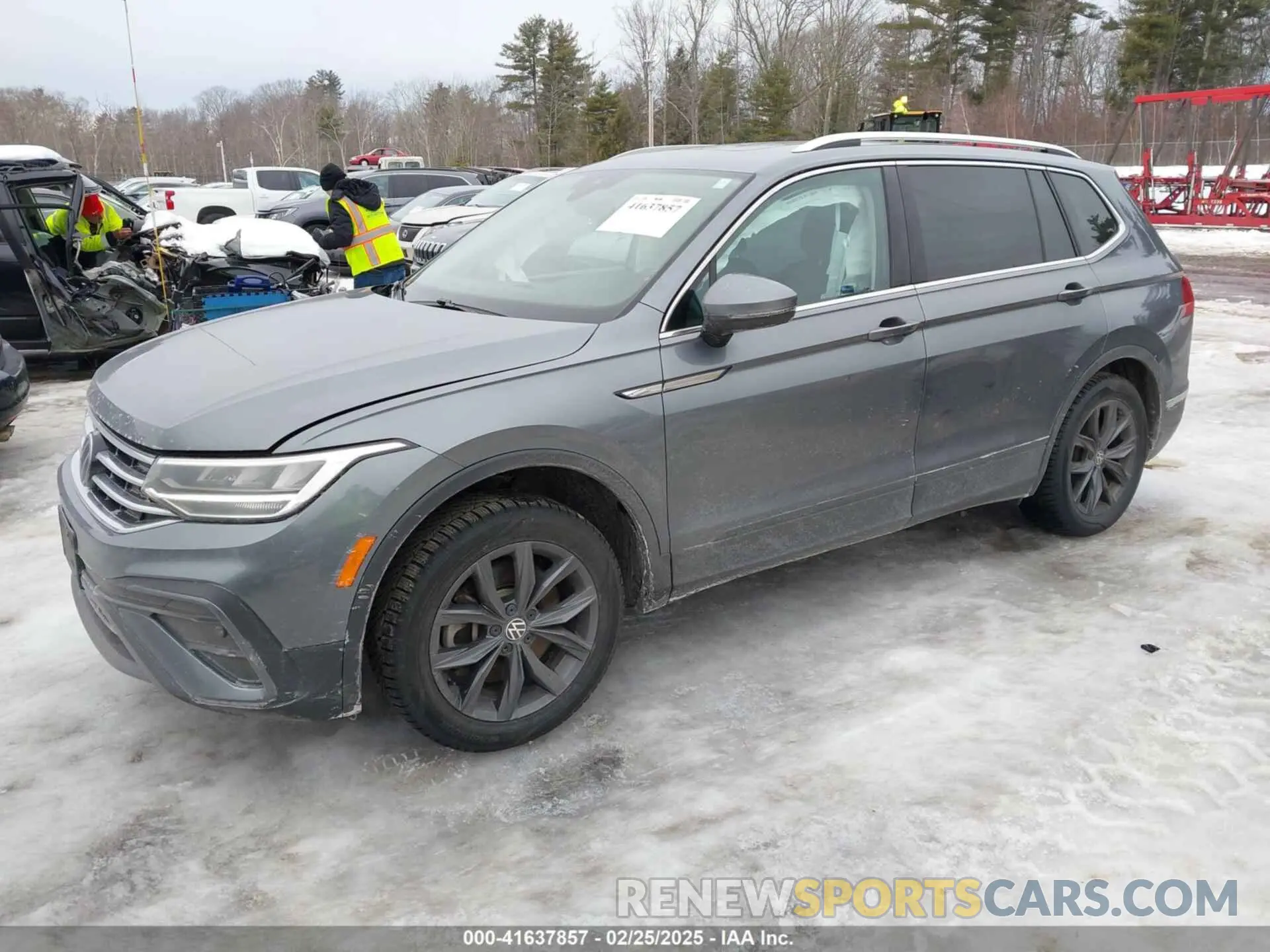2 fotografías del automóvil dañado 3VV2B7AX8NM019151 VOLKSWAGEN TIGUAN 2022
