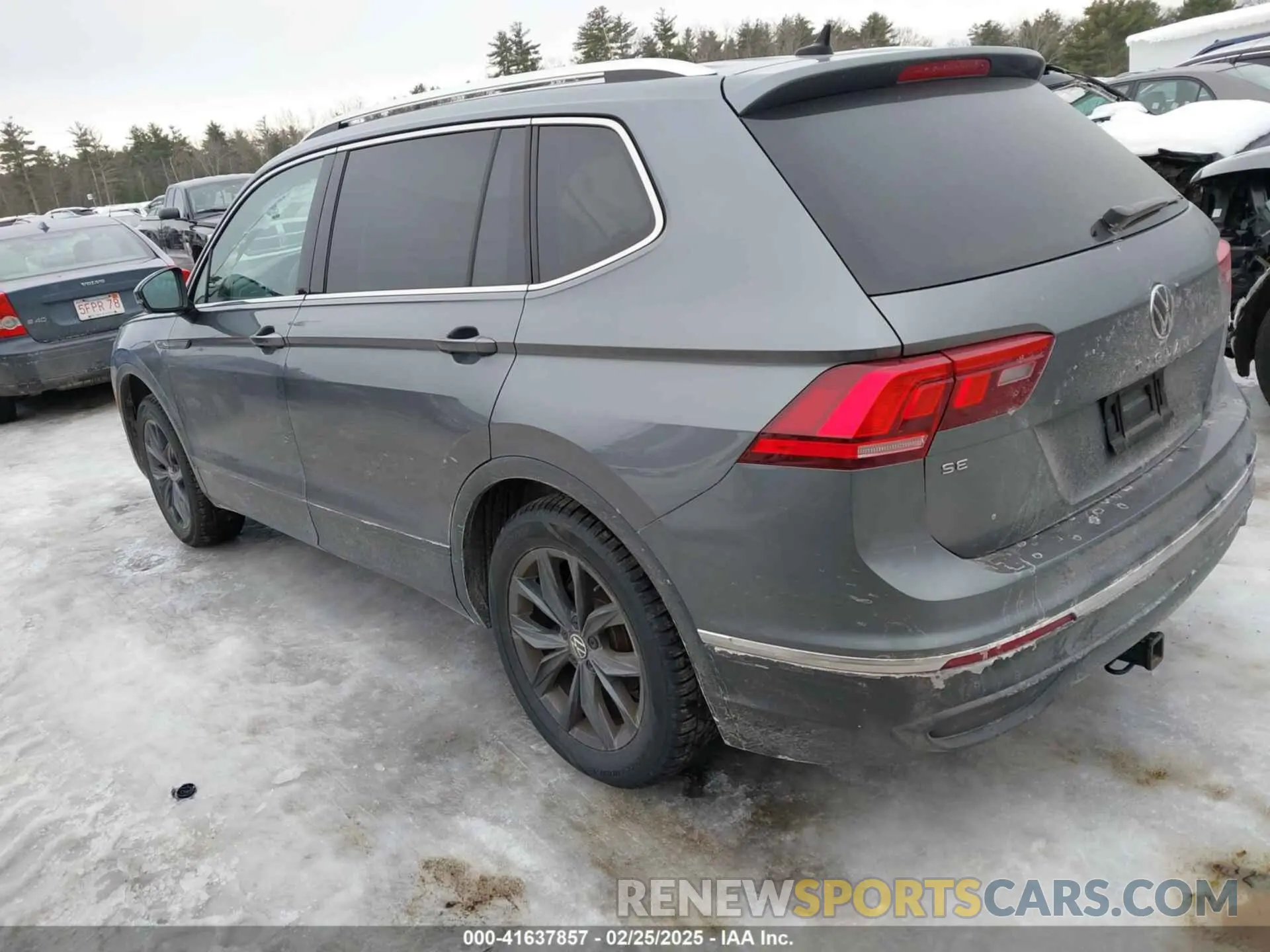 3 fotografías del automóvil dañado 3VV2B7AX8NM019151 VOLKSWAGEN TIGUAN 2022