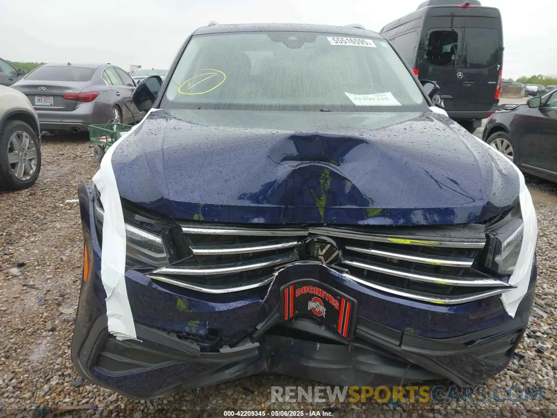 12 fotografías del automóvil dañado 3VV2B7AX8NM098143 VOLKSWAGEN TIGUAN 2022