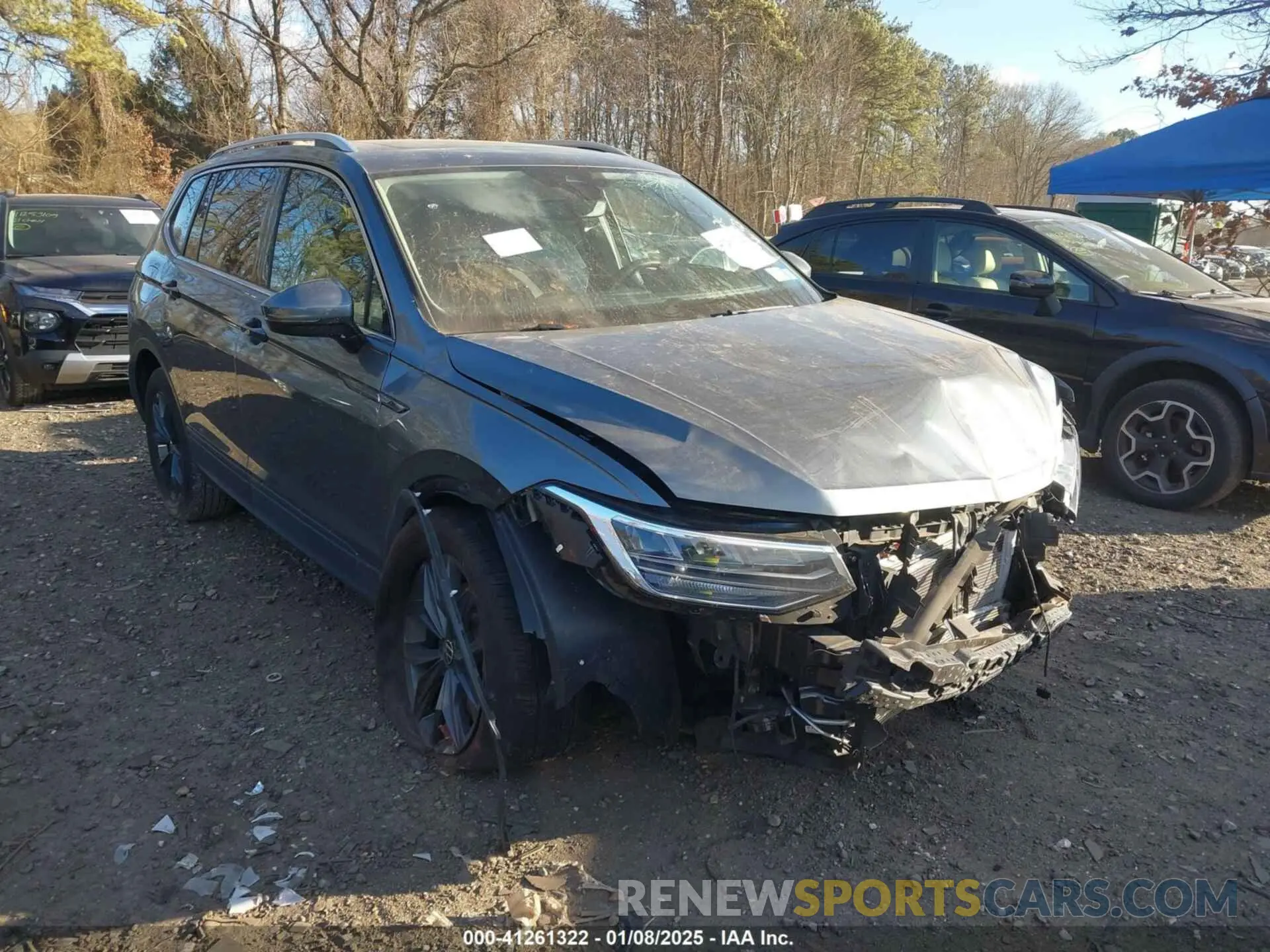 1 fotografías del automóvil dañado 3VV2B7AX9NM015822 VOLKSWAGEN TIGUAN 2022