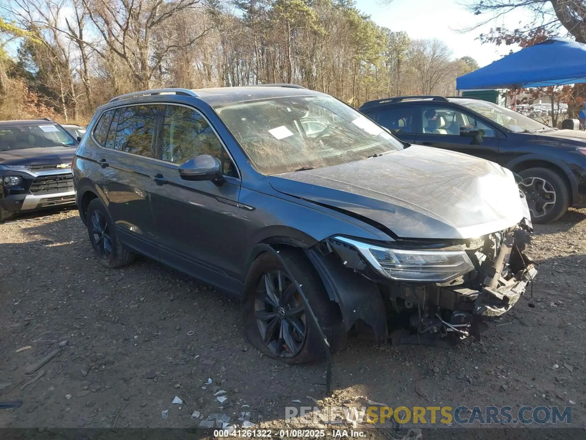 13 fotografías del automóvil dañado 3VV2B7AX9NM015822 VOLKSWAGEN TIGUAN 2022