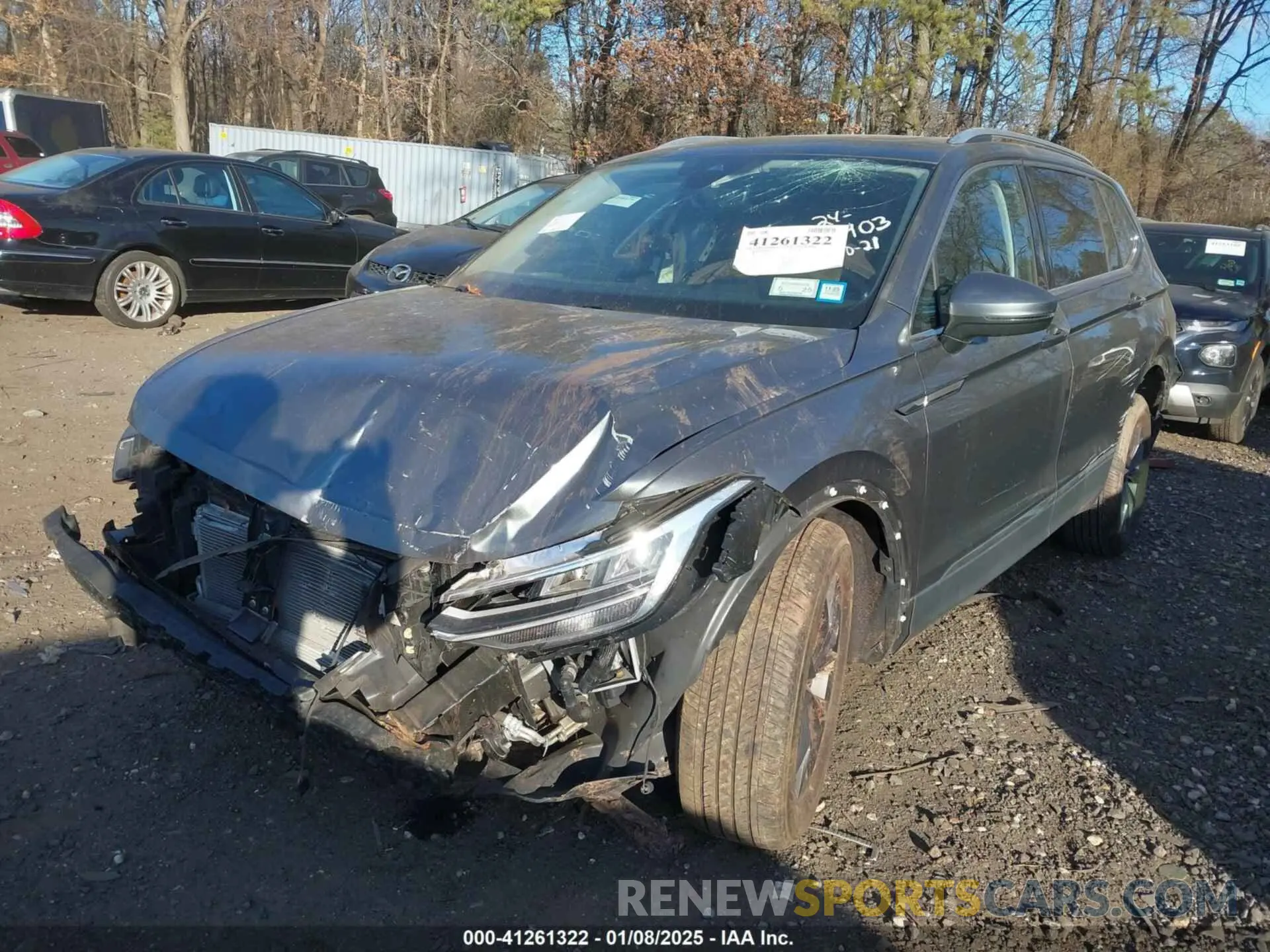 6 fotografías del automóvil dañado 3VV2B7AX9NM015822 VOLKSWAGEN TIGUAN 2022
