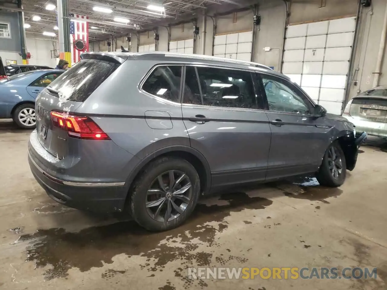 3 fotografías del automóvil dañado 3VV2B7AX9NM111627 VOLKSWAGEN TIGUAN 2022