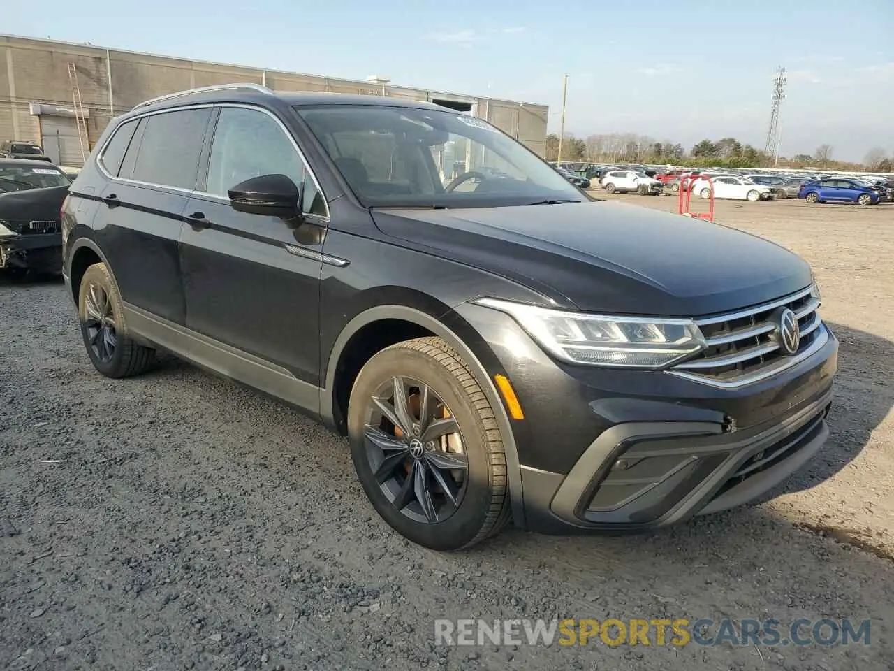 4 fotografías del automóvil dañado 3VV2B7AX9NM161654 VOLKSWAGEN TIGUAN 2022