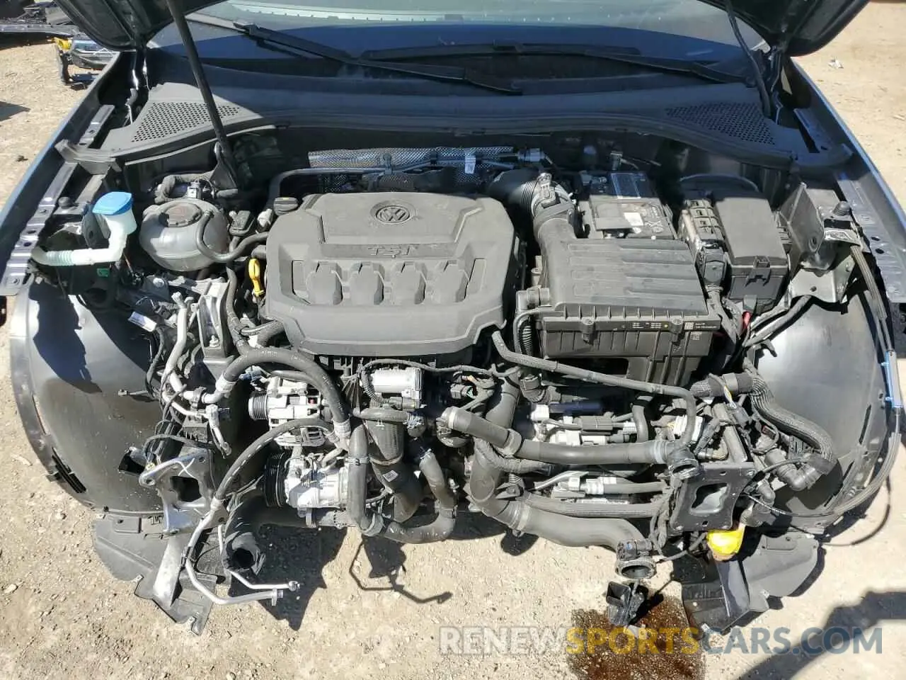12 fotografías del automóvil dañado 3VV2B7AXXNM034542 VOLKSWAGEN TIGUAN 2022