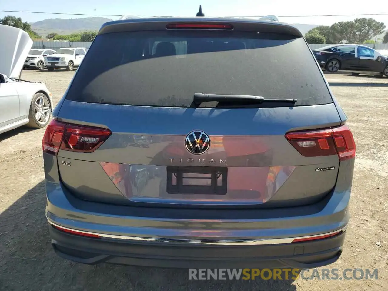 6 fotografías del automóvil dañado 3VV2B7AXXNM034542 VOLKSWAGEN TIGUAN 2022