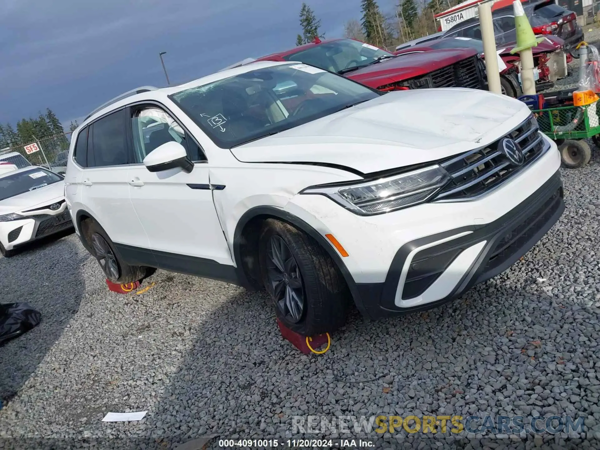 1 fotografías del automóvil dañado 3VV3B7AX0NM121824 VOLKSWAGEN TIGUAN 2022