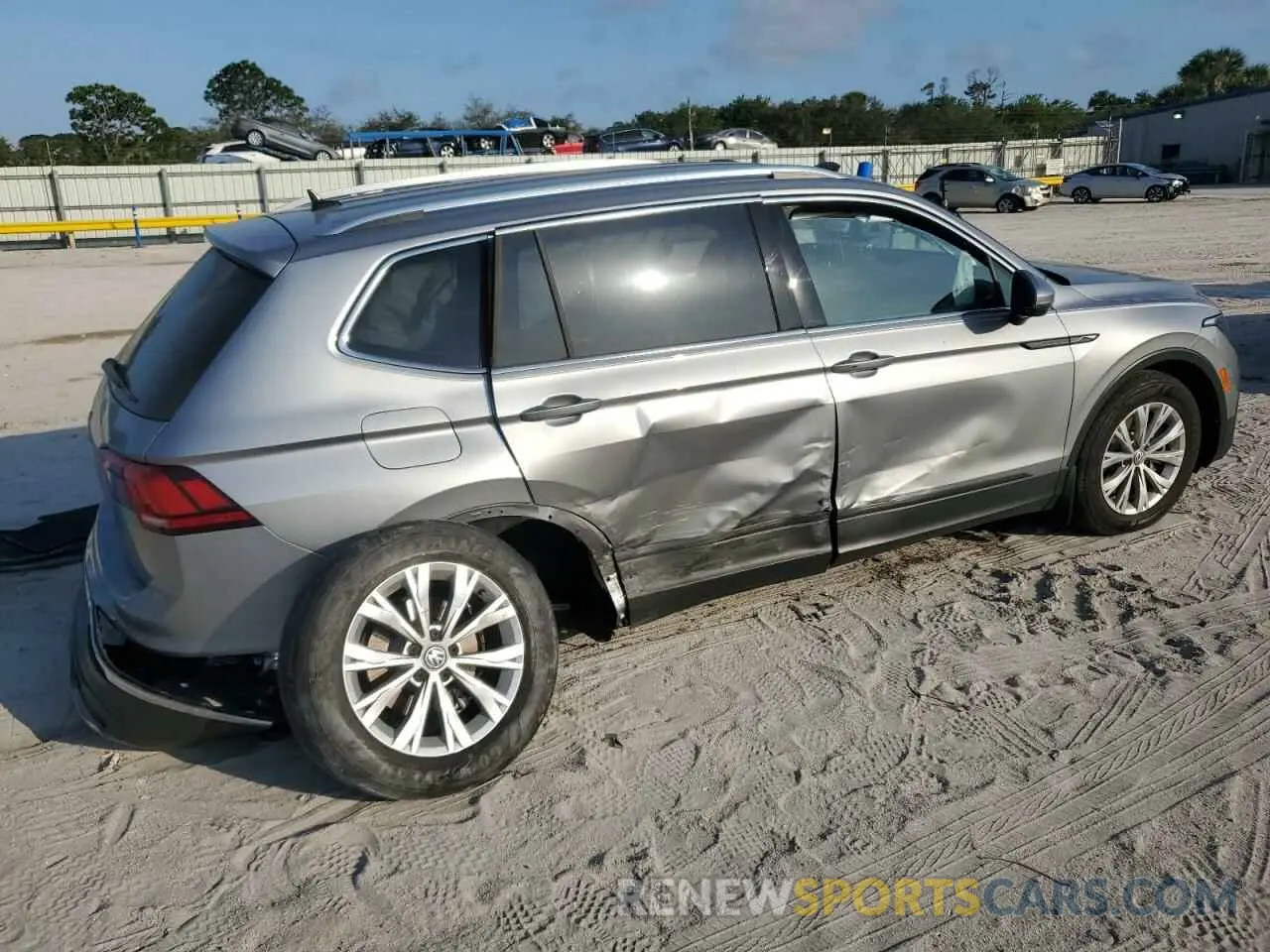 3 fotografías del automóvil dañado 3VV3B7AX5NM021041 VOLKSWAGEN TIGUAN 2022