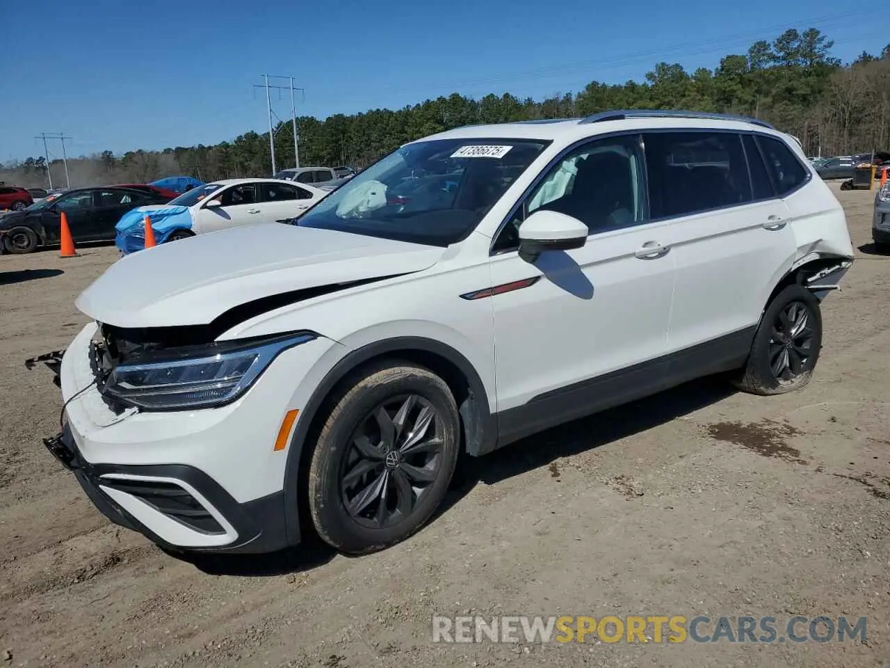 1 fotografías del automóvil dañado 3VV3B7AX6NM014132 VOLKSWAGEN TIGUAN 2022