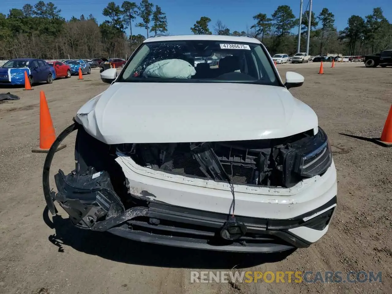 5 fotografías del automóvil dañado 3VV3B7AX6NM014132 VOLKSWAGEN TIGUAN 2022