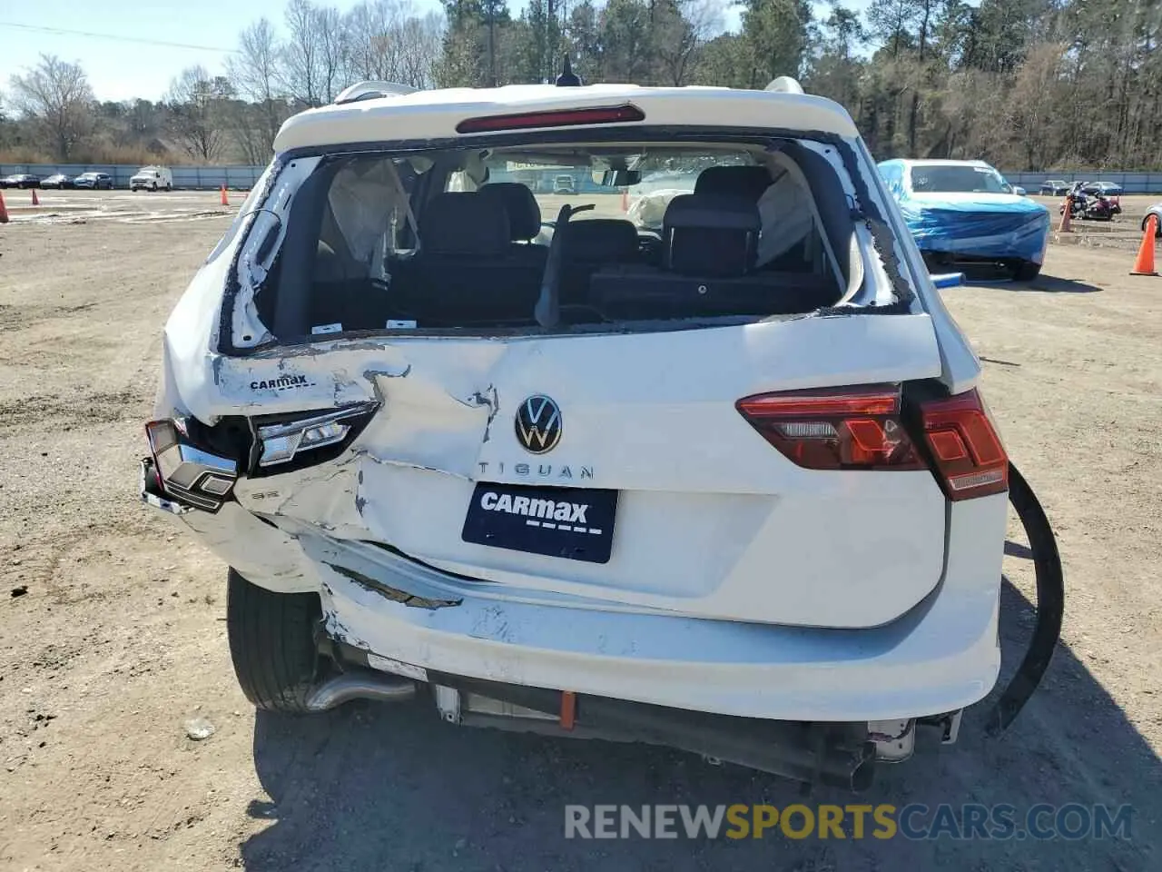 6 fotografías del automóvil dañado 3VV3B7AX6NM014132 VOLKSWAGEN TIGUAN 2022