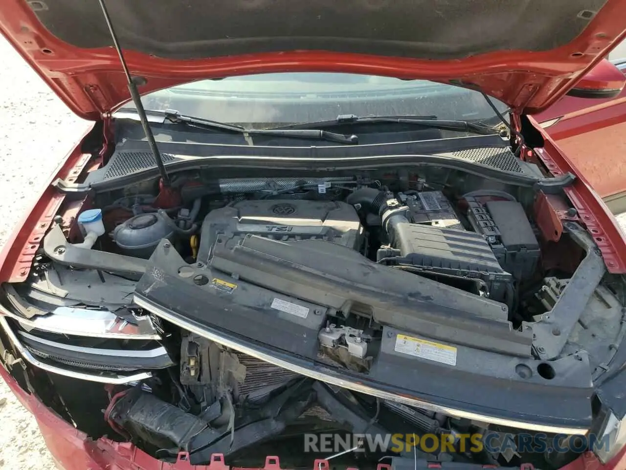 12 fotografías del automóvil dañado 3VV3B7AX8NM013029 VOLKSWAGEN TIGUAN 2022