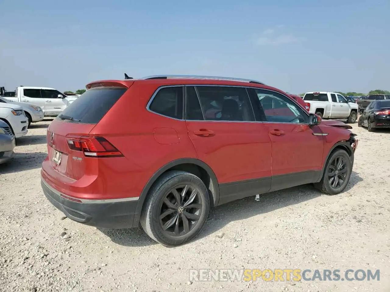 3 fotografías del automóvil dañado 3VV3B7AX8NM013029 VOLKSWAGEN TIGUAN 2022