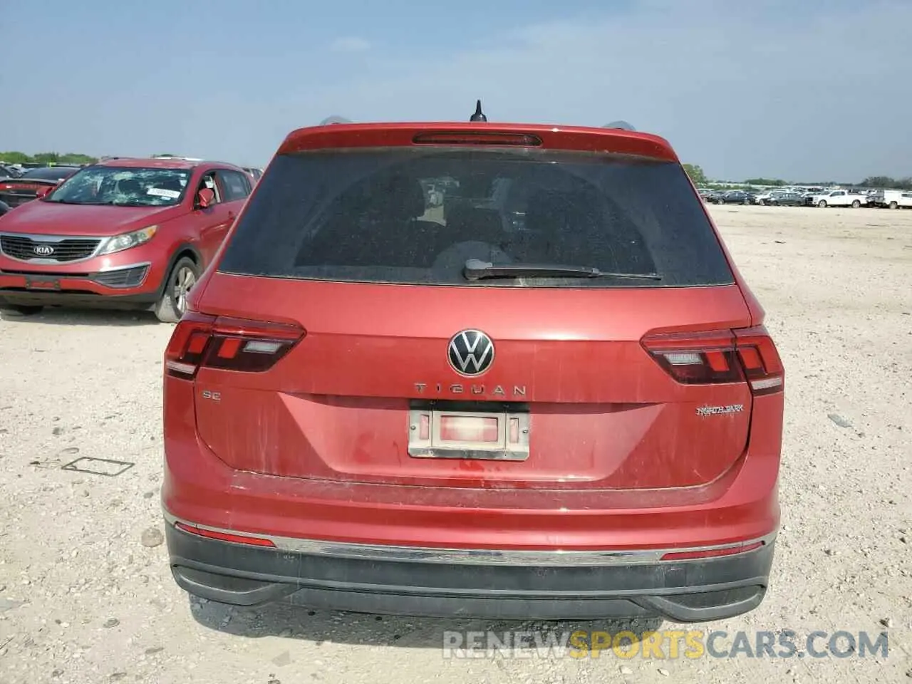 6 fotografías del automóvil dañado 3VV3B7AX8NM013029 VOLKSWAGEN TIGUAN 2022