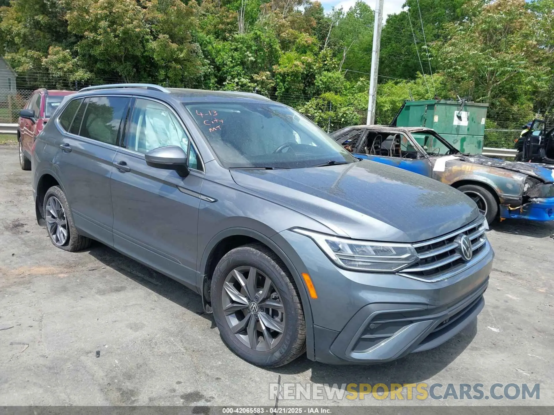 1 fotografías del automóvil dañado 3VV3B7AX9NM089164 VOLKSWAGEN TIGUAN 2022