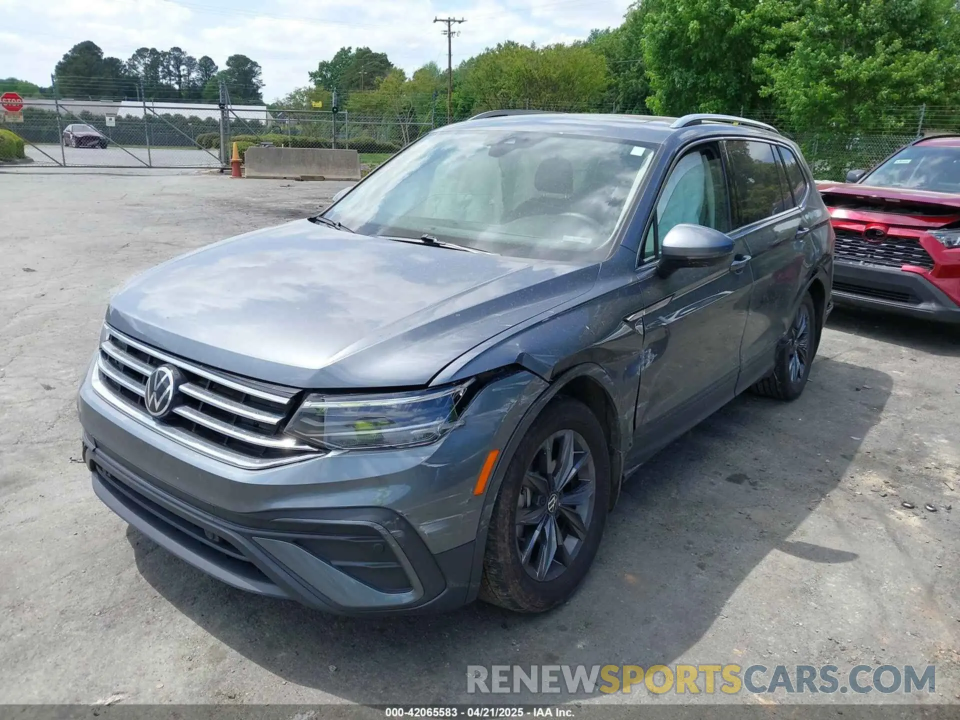2 fotografías del automóvil dañado 3VV3B7AX9NM089164 VOLKSWAGEN TIGUAN 2022