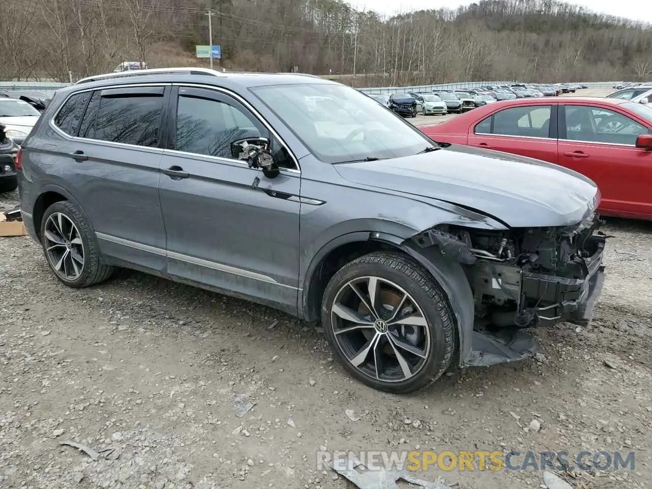 4 fotografías del automóvil dañado 3VV4B7AX1NM149958 VOLKSWAGEN TIGUAN 2022