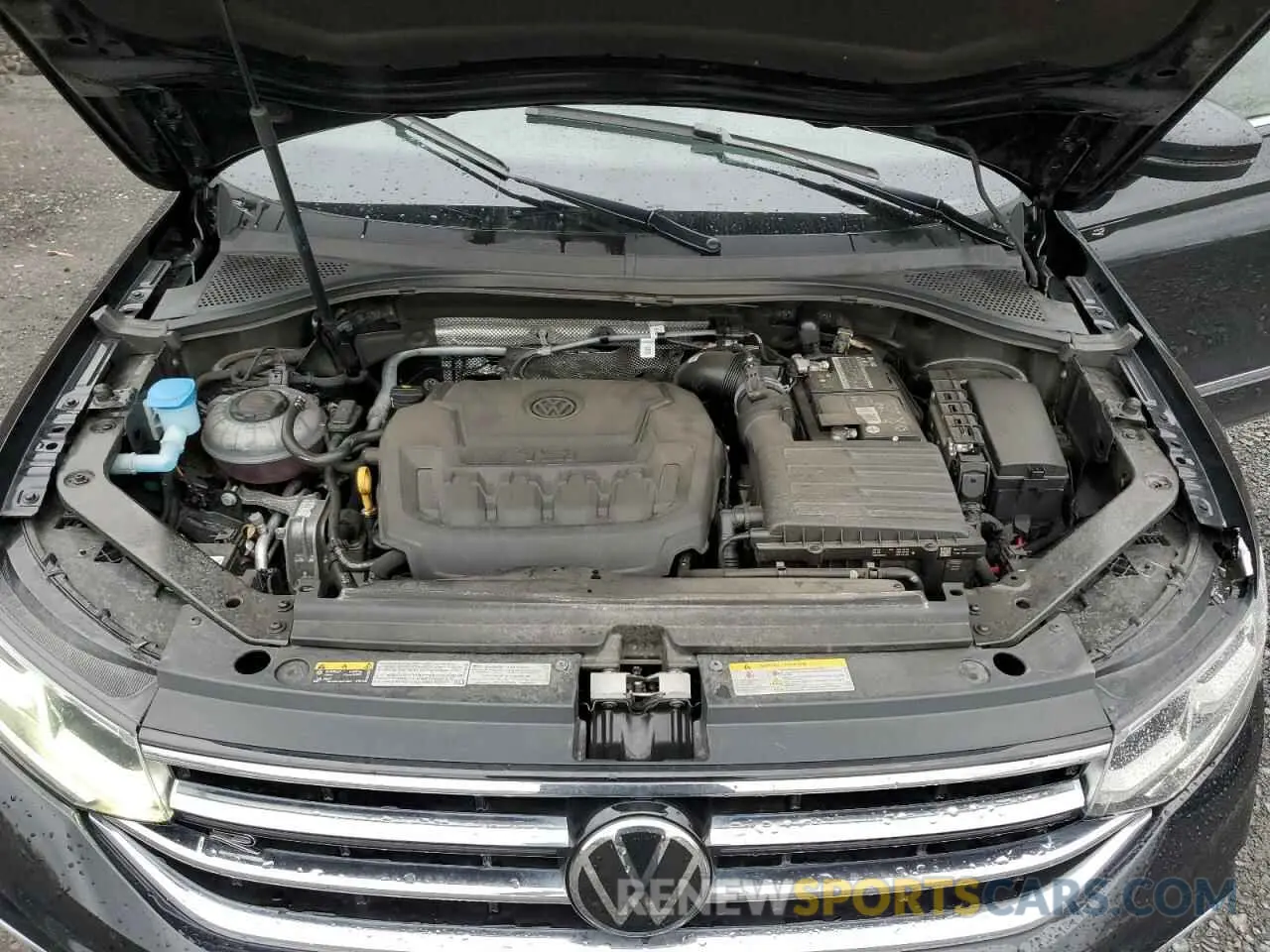 12 fotografías del automóvil dañado 3VV4B7AX4NM086533 VOLKSWAGEN TIGUAN 2022