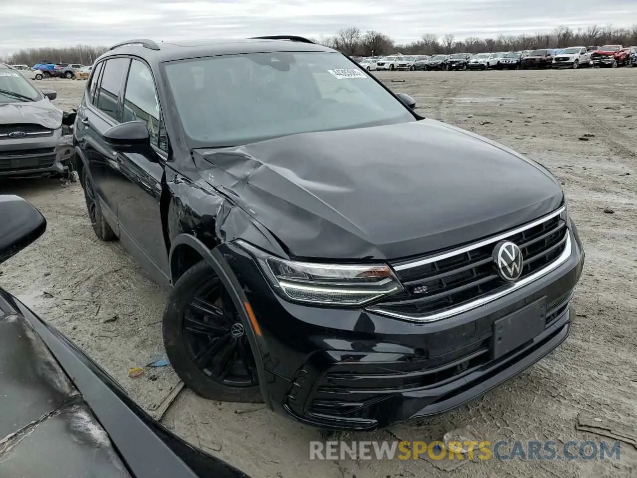 4 fotografías del automóvil dañado 3VV8B7AX0NM155204 VOLKSWAGEN TIGUAN 2022