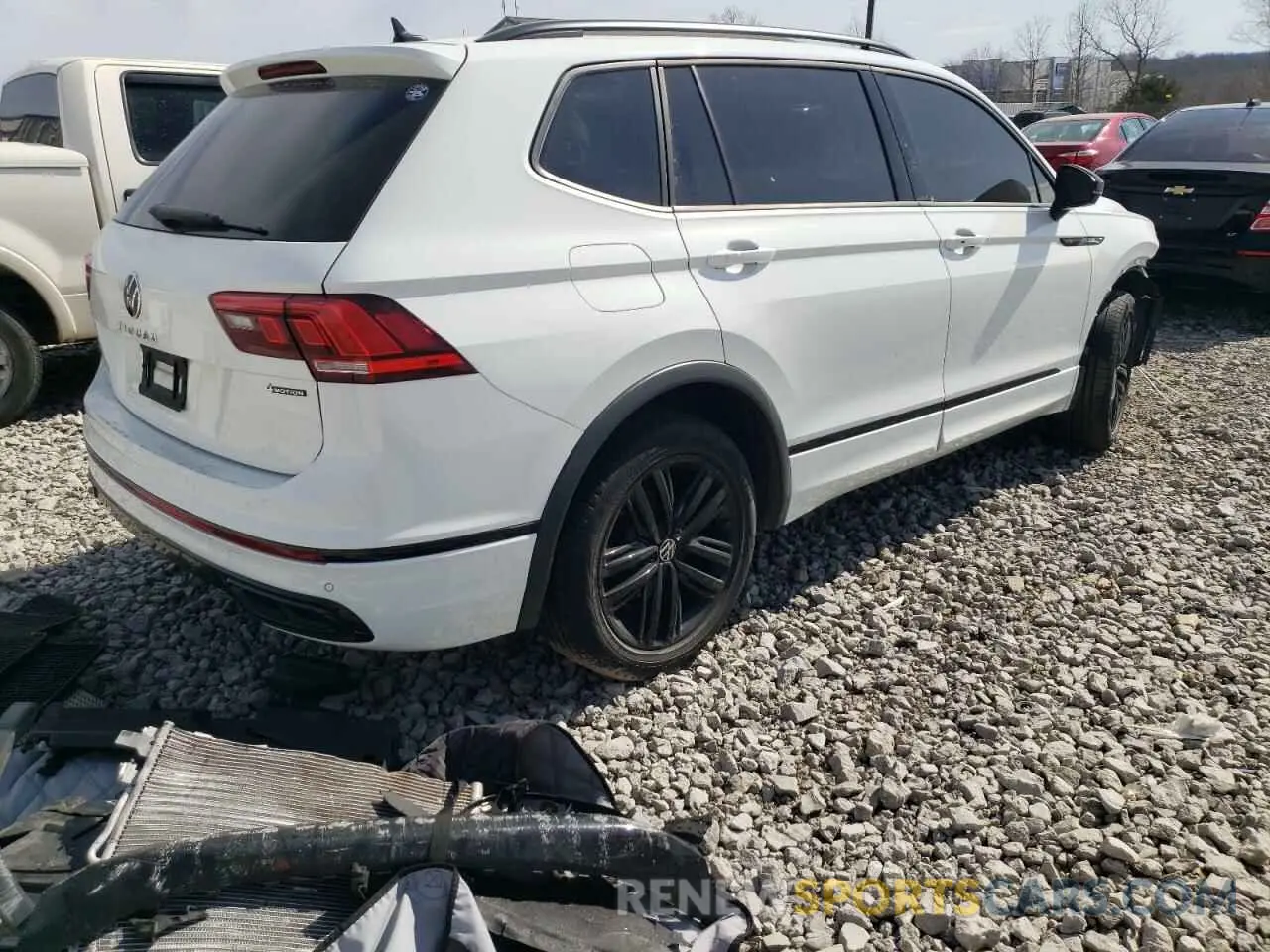 3 fotografías del automóvil dañado 3VV8B7AX1NM103449 VOLKSWAGEN TIGUAN 2022