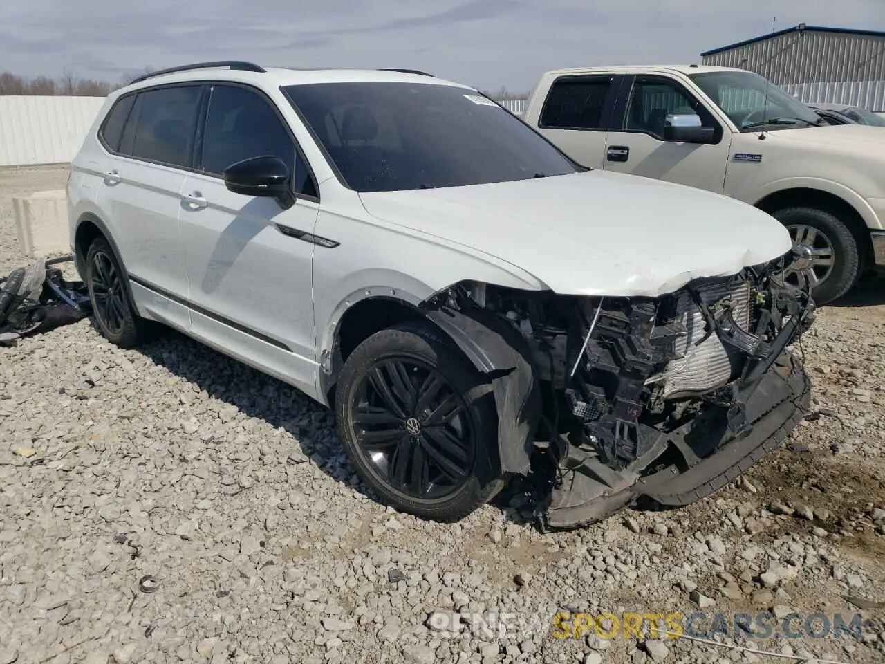 4 fotografías del automóvil dañado 3VV8B7AX1NM103449 VOLKSWAGEN TIGUAN 2022