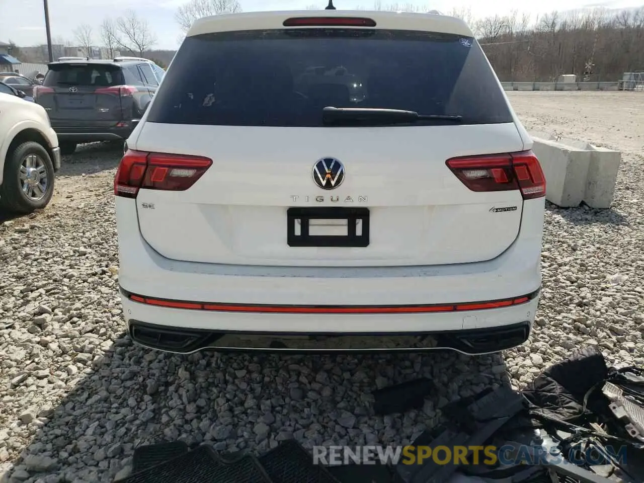 6 fotografías del automóvil dañado 3VV8B7AX1NM103449 VOLKSWAGEN TIGUAN 2022