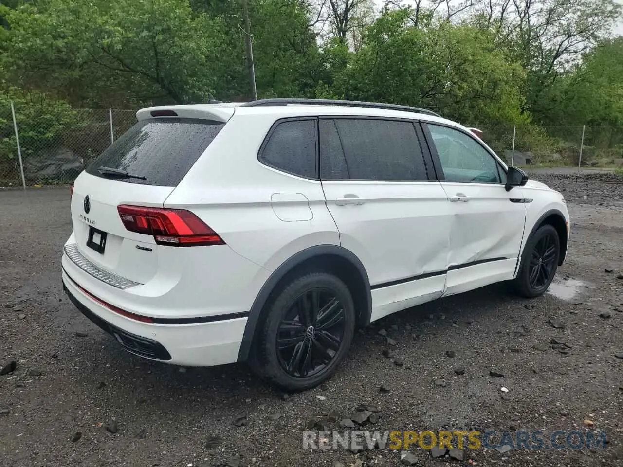3 fotografías del automóvil dañado 3VV8B7AX1NM174571 VOLKSWAGEN TIGUAN 2022