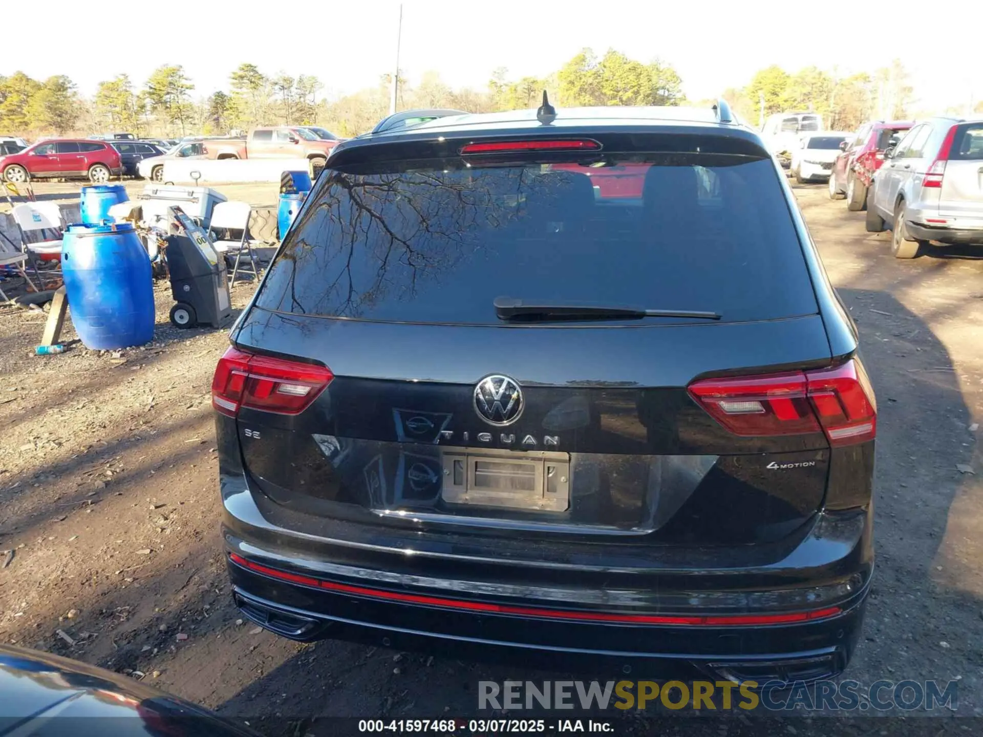 16 fotografías del automóvil dañado 3VV8B7AX2NM029751 VOLKSWAGEN TIGUAN 2022