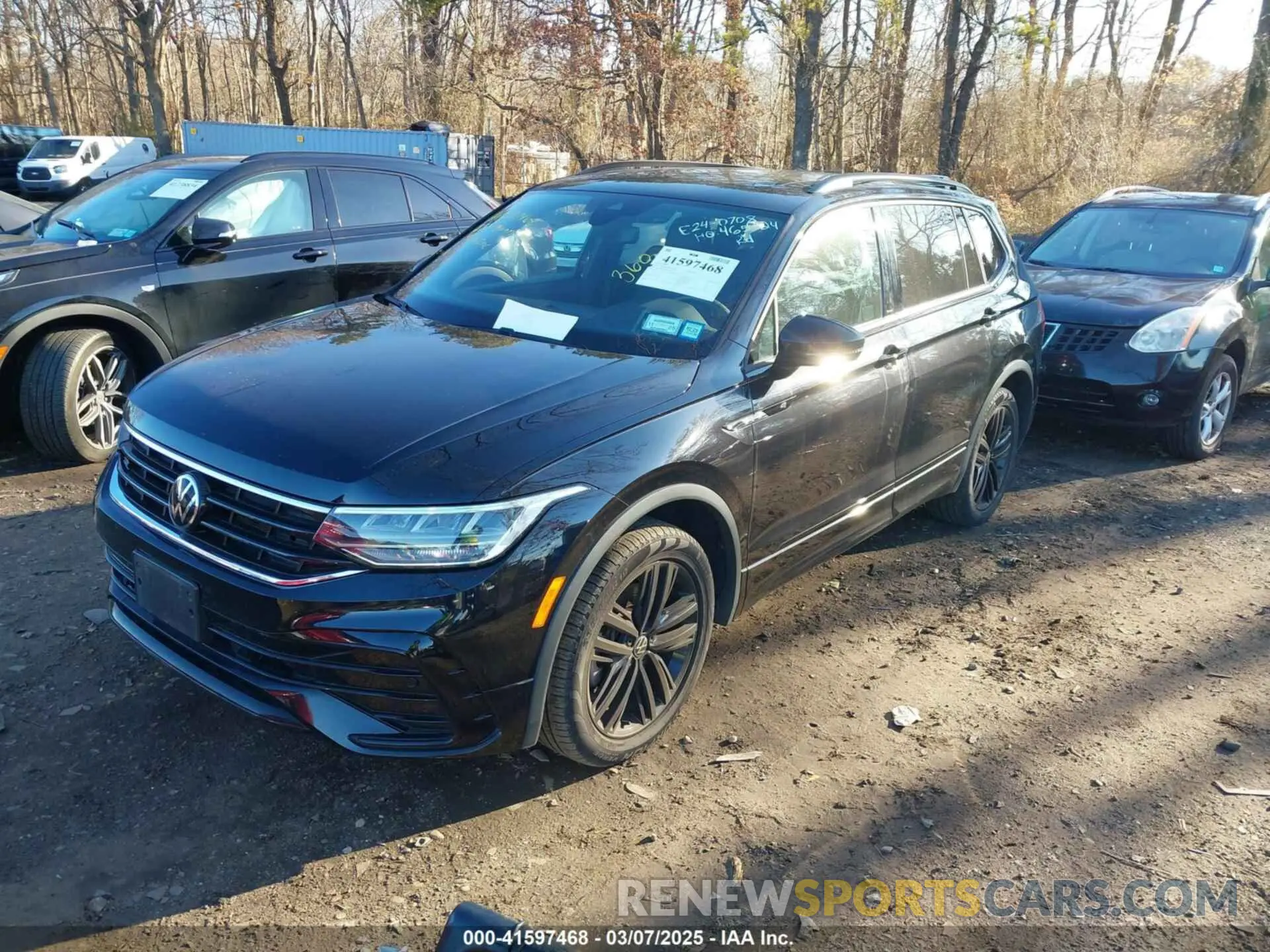 2 fotografías del automóvil dañado 3VV8B7AX2NM029751 VOLKSWAGEN TIGUAN 2022