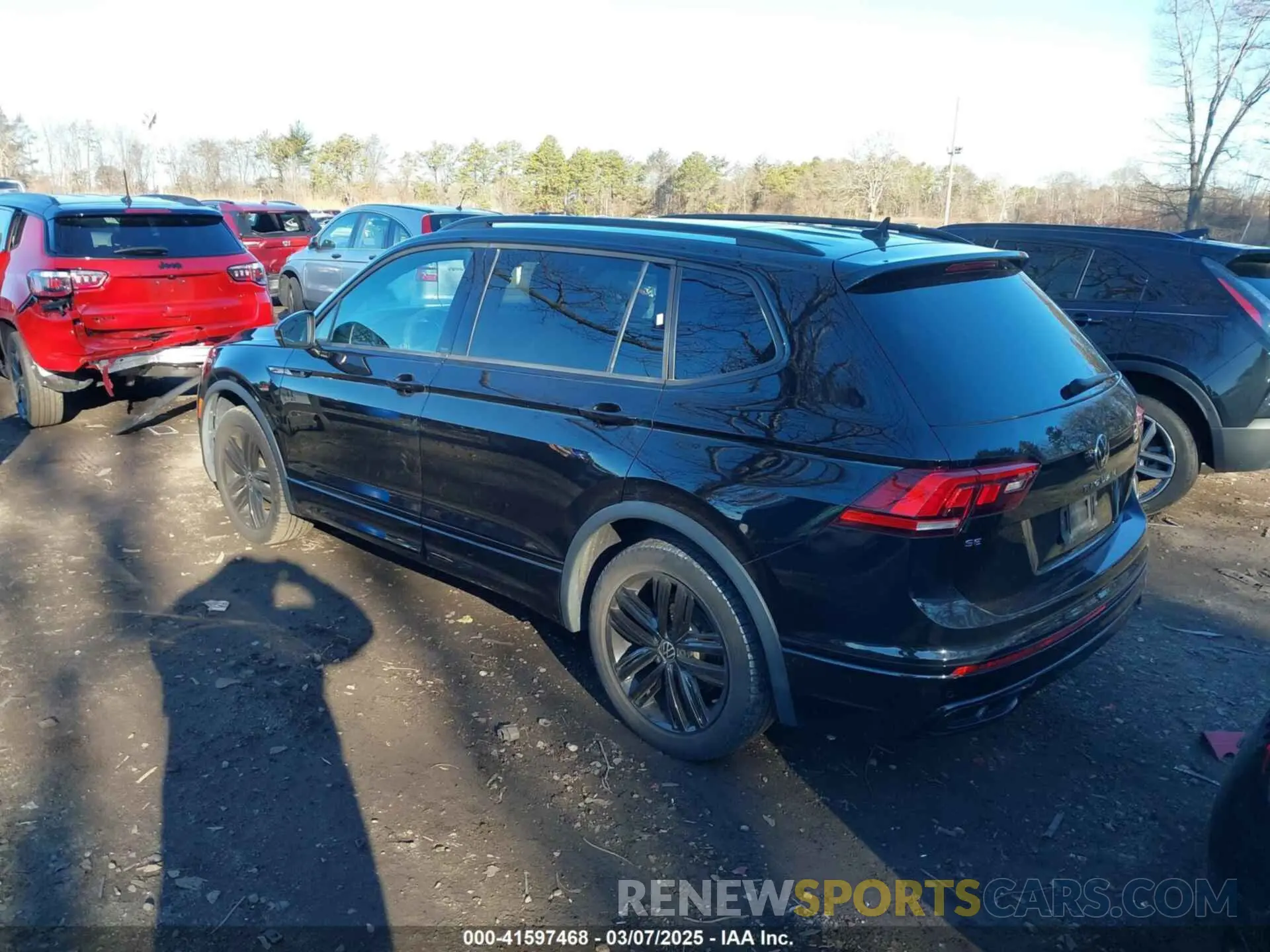 3 fotografías del automóvil dañado 3VV8B7AX2NM029751 VOLKSWAGEN TIGUAN 2022