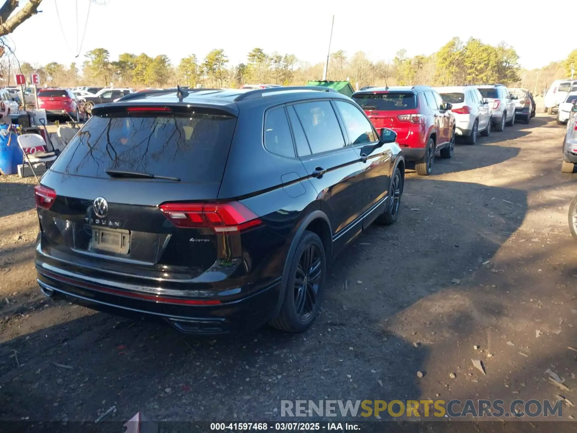 4 fotografías del automóvil dañado 3VV8B7AX2NM029751 VOLKSWAGEN TIGUAN 2022